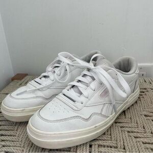 Pink and white Reebok Sneakers